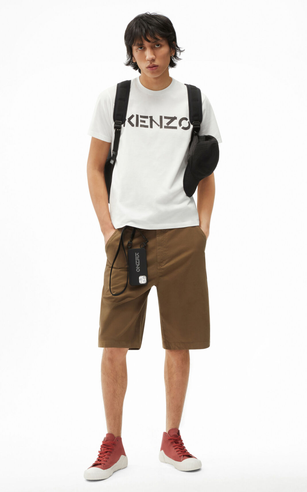 Kenzo Logo T Shirt Herr | 68914-GRLH